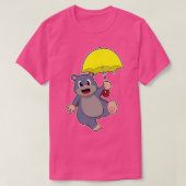 Mole met Umbrella T-shirt (Design voorkant)