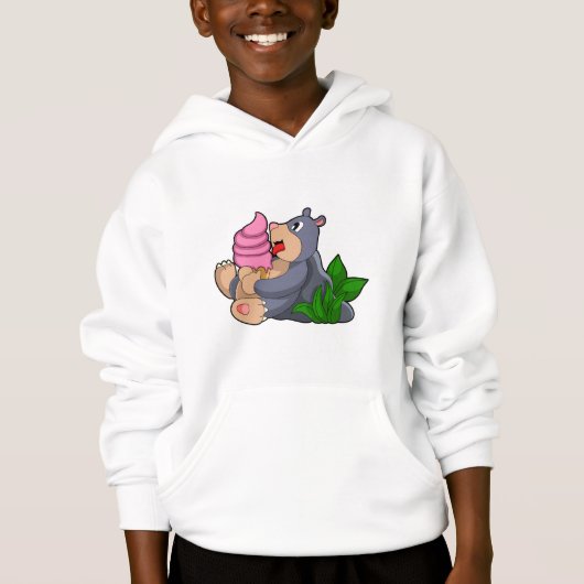 Mole met wafelijs (Voorkant)