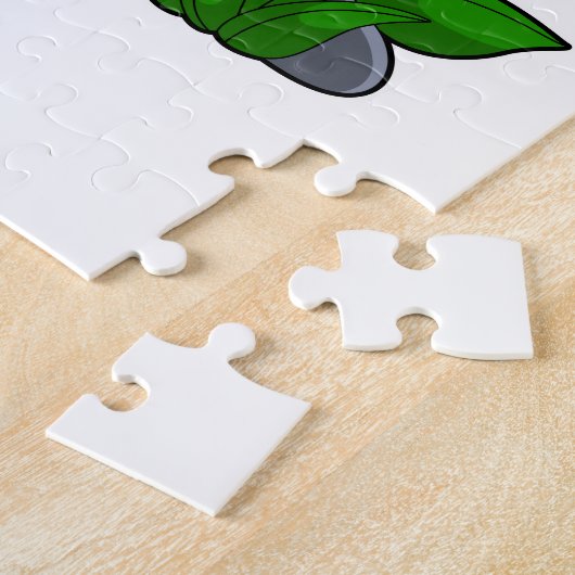 Mole met wafelijs legpuzzel (Zijkant)