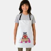 Mole met Watermelon.PNG Schort (Insitu)