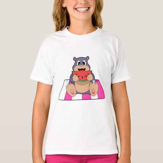 Mole met Watermelon.PNG T-shirt (Voorkant)
