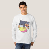 Mole met waterpolo.PNG T-shirt (Voorkant volledig)