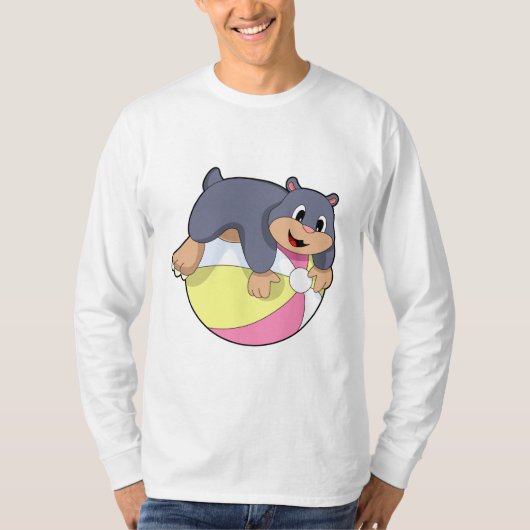 Mole met waterpolo.PNG T-shirt (Voorkant)