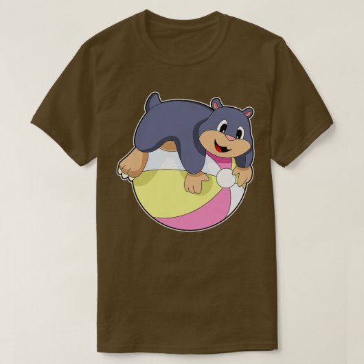 Mole met waterpolo t-shirt (Design voorkant)
