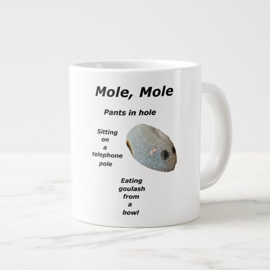 Mole, Mole Mug Extra Grote Beker (Voorkant rechts)