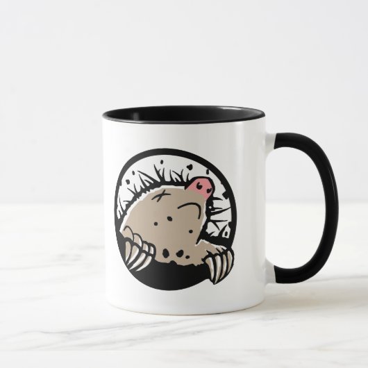 Mole mort 15oz Mug (Droite)