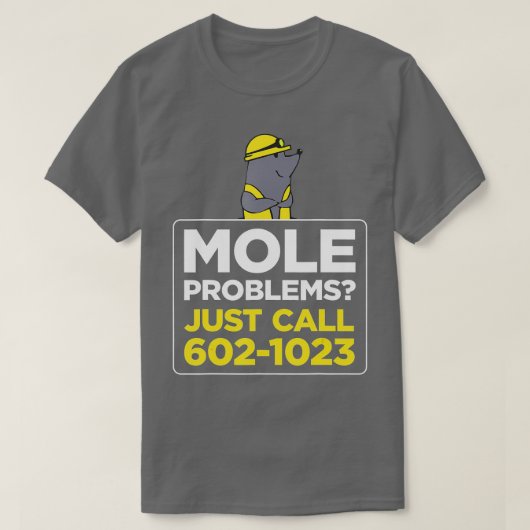 Mole Problems Just Call Avogadros Number T-shirt (Design voorkant)