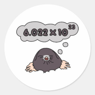Mole Ronde Sticker