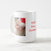 Mole ! Tasse de chat de Noël (Devant gauche)