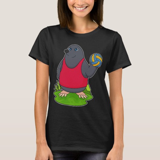 Mole Volleyball-speler Volleyball T-shirt (Voorkant)