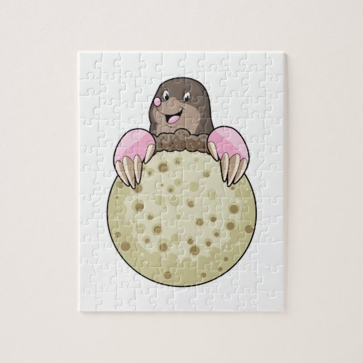 Mole with Moon Legpuzzel (Verticaal)