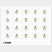 Mole with Moon Ronde Sticker (Vel)