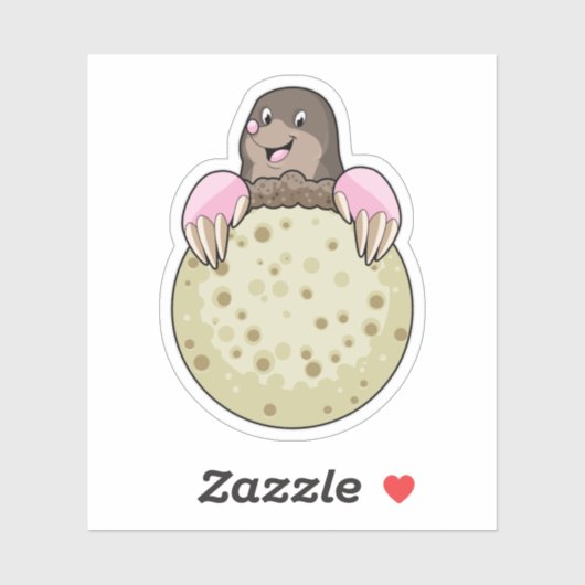 Mole with Moon Sticker (Vel)