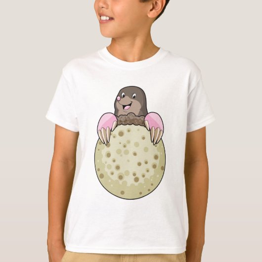Mole with Moon T-shirt (Voorkant)