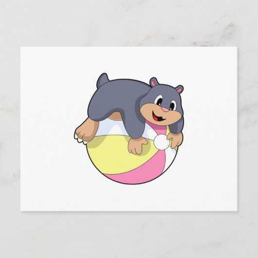 Mole with Water polo.PNG Briefkaart (Voorkant)