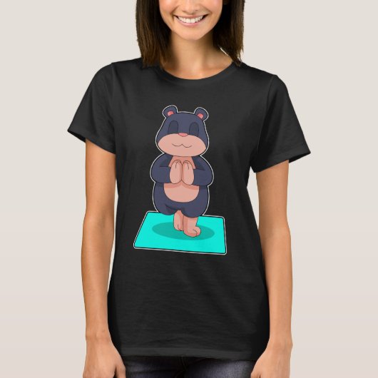 Mole Yoga Fitness Meditation T-shirt (Voorkant)
