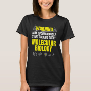 Moleculaire Biologie Bioloog Genetisch Wetenschapp T-shirt