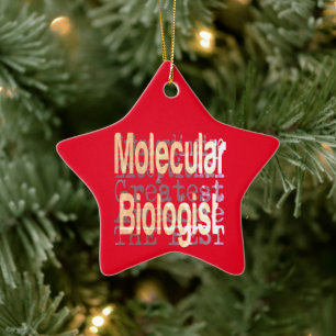 Moleculaire bioloog extraordinaire keramisch ornament