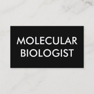 moleculaire bioloog visitekaartje