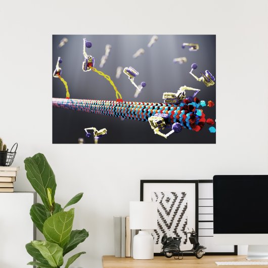 Moleculaire machines poster (Thuiskantoor)