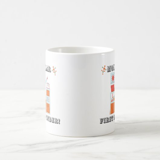 MOLÉCULAIRE PREMIER RÉPONDEUR CAFÉ MUG (Centre)