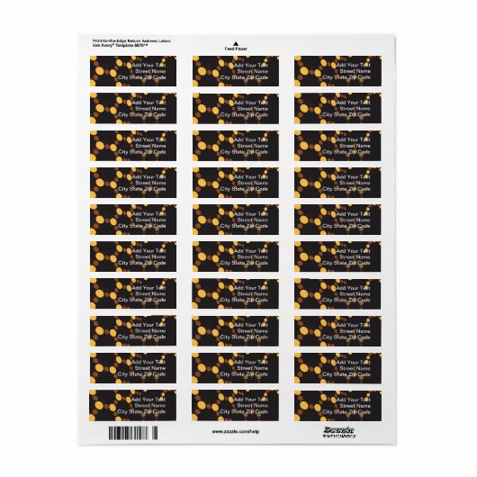 Moleculaire structuur etiket (Full Sheet)