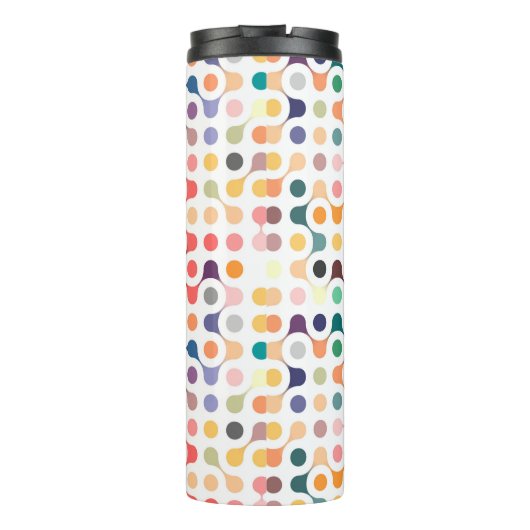 Moleculaire structuurpatroon thermosbeker (Achterkant)