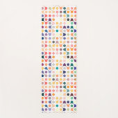 Moleculaire structuurpatroon yogamat (Voorkant)