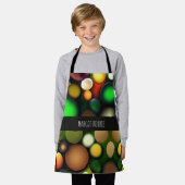 Molecule cirkels regenboog patroon schort (Gedragen)