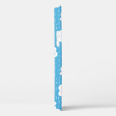 Molecule Pattern Organische Chemie Sinaasappel Case-Mate iPhone Case (Achterkant / Rechts)