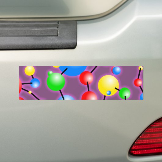 Molecule Wallpaper Bumpersticker (Op auto)