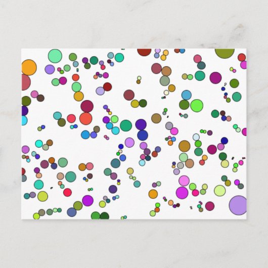 Moleculen Briefkaart (Voorkant)