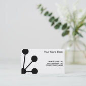 Moleculen, Jouw naam hier, Visitekaartje (Staand voorkant)