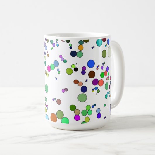 Molécules 15oz Mug (Devant droit)