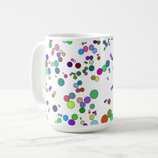 Molécules 15oz Mug (Devant gauche)