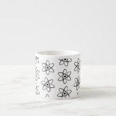 Molecules atoms Orbit Science Thémed Art Pattern Espresso Kop (Voorkant)