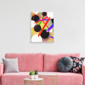 Molécules en mouvement - Toile Abstraite (Insitu(Salon))
