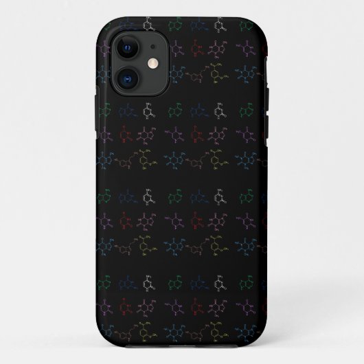 Molecuulpatroon Case-Mate iPhone Case (Achterkant)