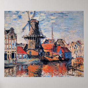 Molen aan het Onbekende Kanaal, Amsterdam, Poster