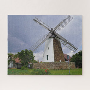 Molen Eickhorst - ommuurde aarden wal Legpuzzel