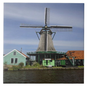 Molen, Zaanse Schans, Holland, Nederland 3 Tegeltje