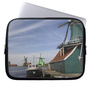 Molen, Zaanse Schans, Holland, Nederland Laptop Sleeve