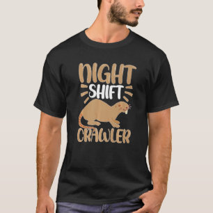 Moles Night Shift Crawler T-shirt