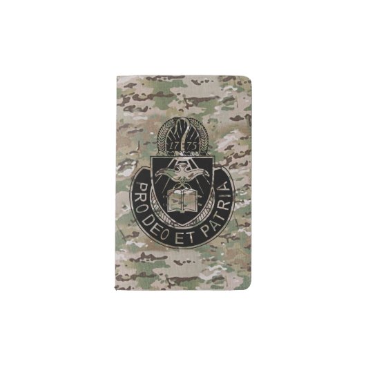 Moleskine De Poche Carnet d'Army Chaplain Corp sur le camouflage (Devant)
