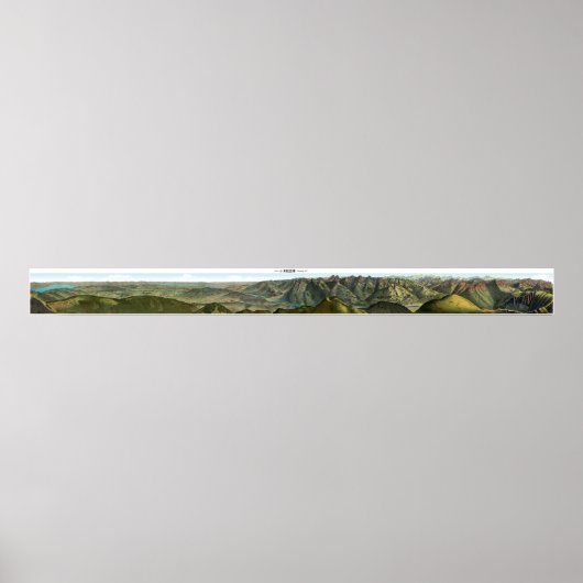 MOLESON Swiss Alps Panorama 360° Poster (Devant)