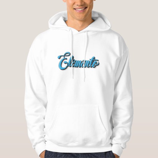 Moletom com Capuz Elemento Lettering Hoodie (Voorkant)
