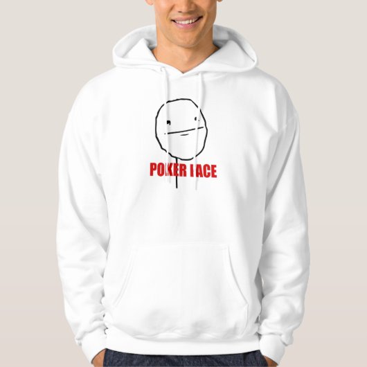 Moleton Meme Poker face Hoodie (Voorkant)