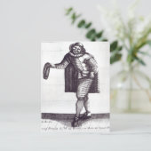 Moliere as Sganarelle in 'L'Ecole des Maris' Briefkaart (Staand voorkant)