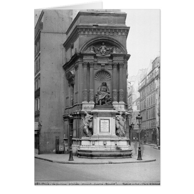 Moliere Fountain, 1844 (Voorkant)
