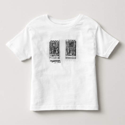 Moliere, frontispiece voor 'De Miser' Kinder Shirts (Voorkant)
